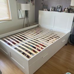 IKEA Queen Bed Frame and Headboard