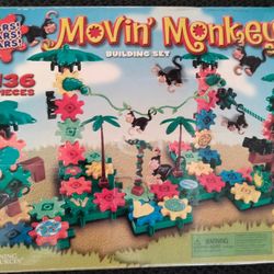 Moving' Monkeys Building Set 100+ Pieces *Read Description*