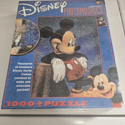 Disney Photomosaics By Robert Silvers 1000 Piece Puzzle Of Mickey Mouse Brand New Sealed