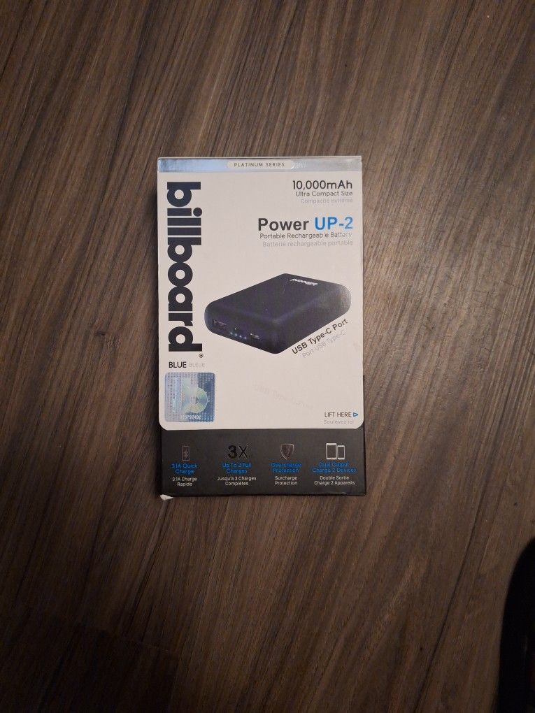 Billboard USB C Power Bank (Fast Charging)