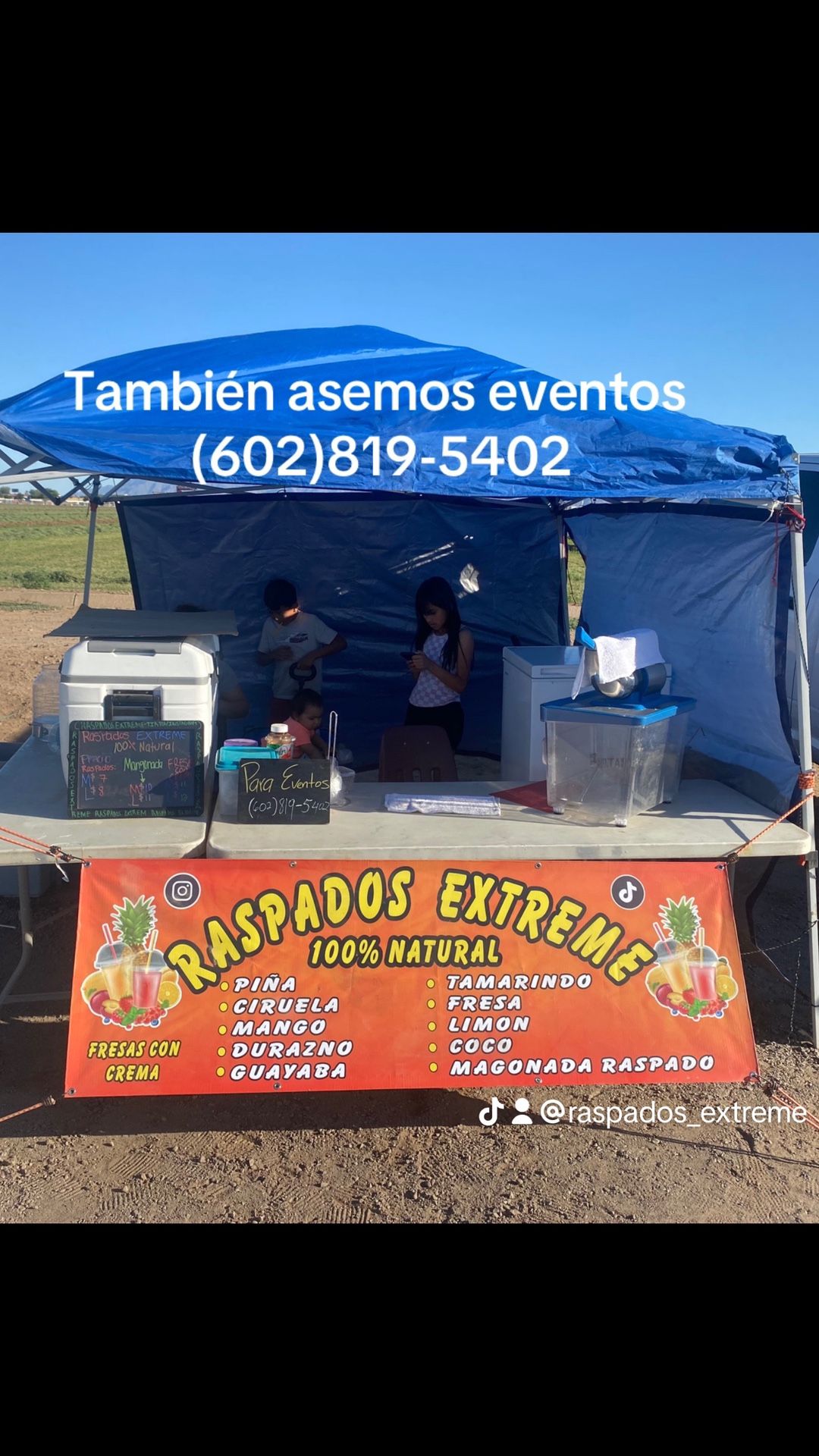 Raspados Extreme 100% Naturales