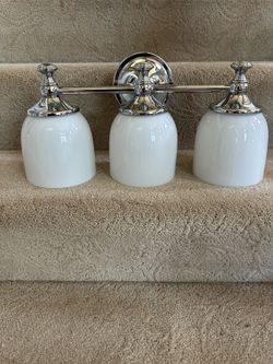 3 Light Pottery Barn Bathroom Vanity Light