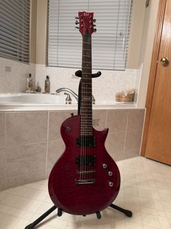 ESP LTD EC-100 Q- M  See Thru Black Cherry
