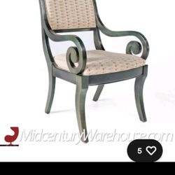 Dining room chairs, 4 side chairs,2 hand rail