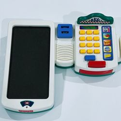 Fisher Price Working Vintage Cash Register with conveyer belt 