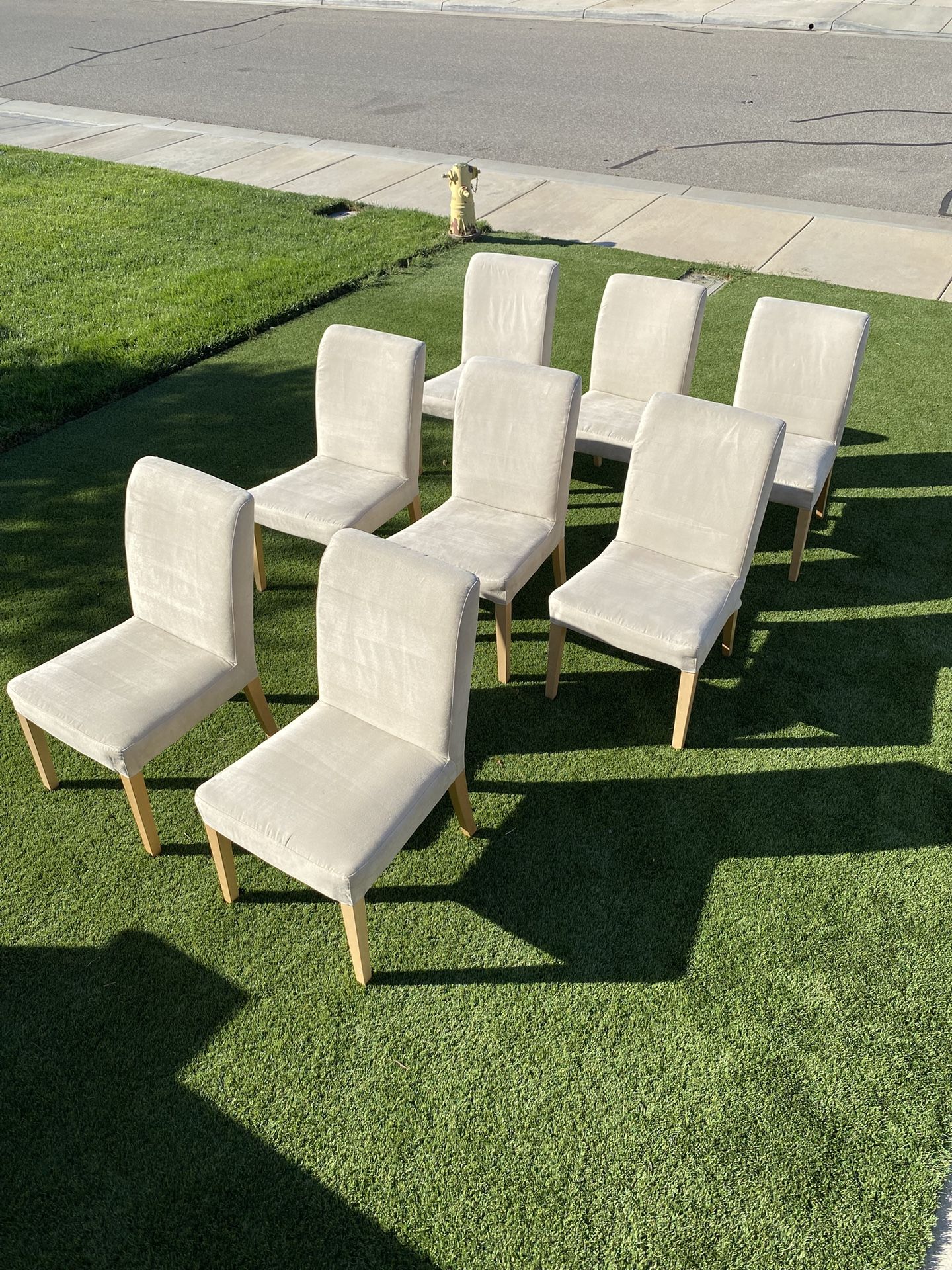8 Chairs - Dining Room/Interior - Suede - $20/each