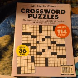 Special Edition Los Angeles Times Crossword Puzzles All New 114 Puzzles Include 36 Minis