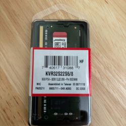 Kingston 8gb DDR4 Laptop Ram SODIMM Memory