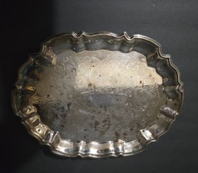 Leonard Silver Vintage Serving Tray
