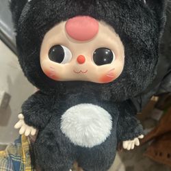 New Gift Toy Baby Three 400% Big Baby plush toy, possibly from the Billionaire Cat or Cats and Dogs series.  Collectibles 