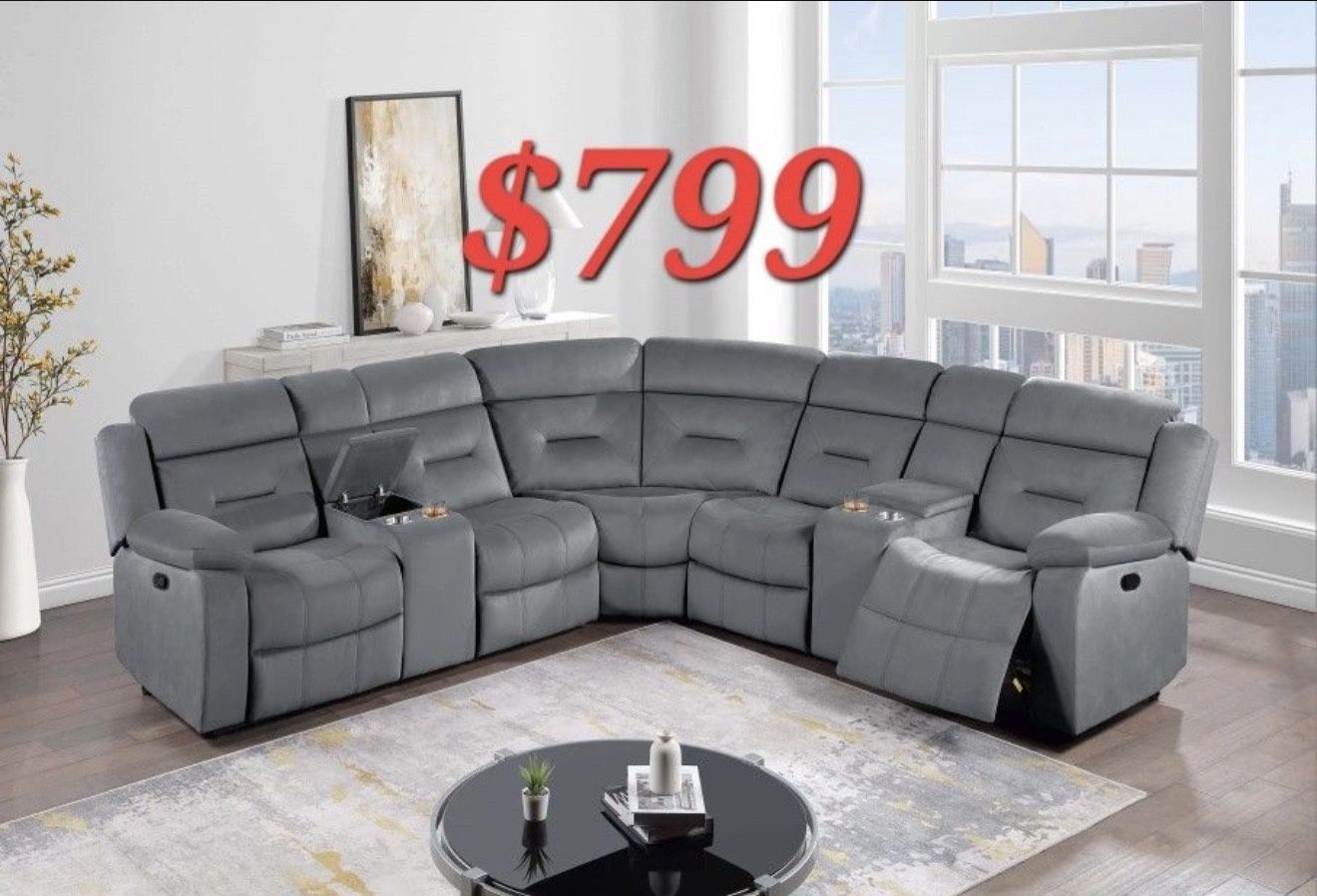SECTIONAL RECLINER SPECIALS FINANCING IS AVAILABLE IS EASY CREDIT NO CREDIT IS OK