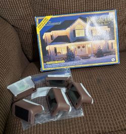 Foremost 100 Light Icicle Christmas Lights & solar step lights lot