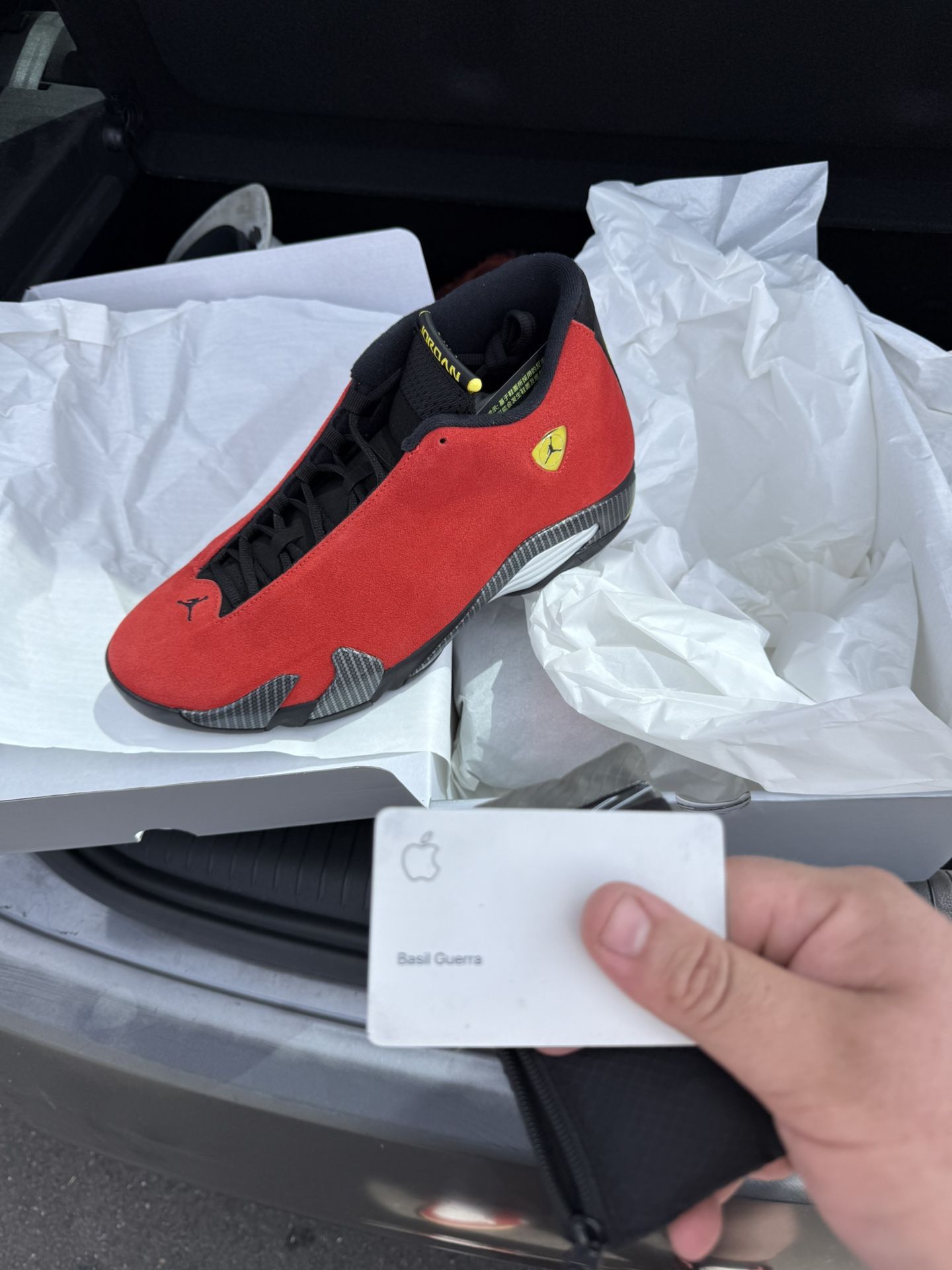 Jordan 14 Ferrari Size 12 Brand New