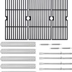 463347519 463347518 Grill Grates Heat Tent Replacement Parts for Charbroil 5 Burner 463243518 463275517 463275717 463373019 G470-0003-W1 Cooking Grids