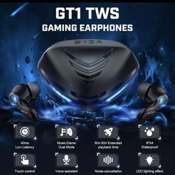 NEW -  Game Gaming Wireless Ear Buds Headset  - ESKA GT1  Cobra TWS  - 36 Hour
