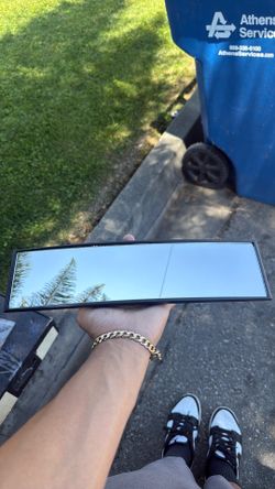 Clip on curved Rearview mirror brand new