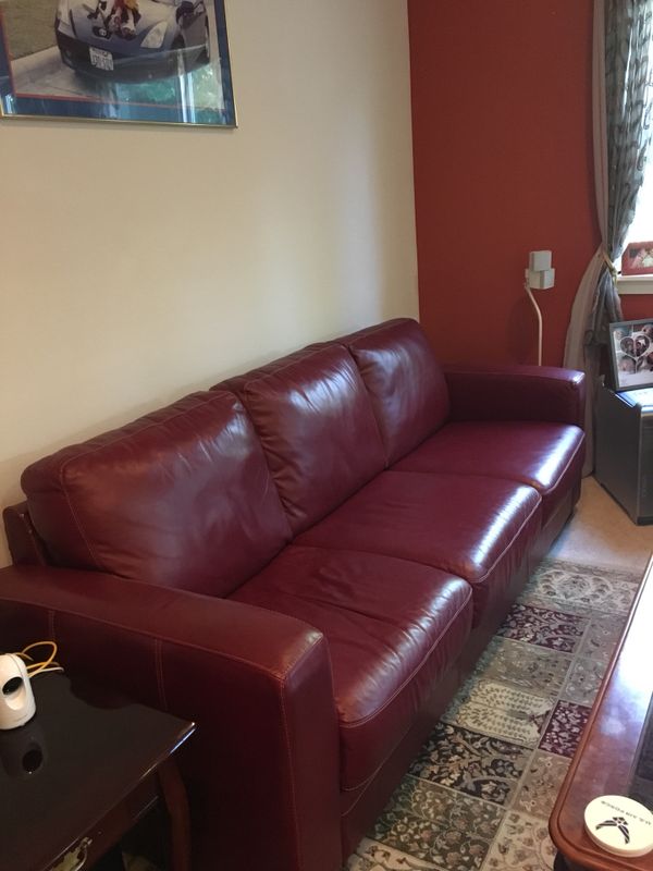 Dania Leather Couch