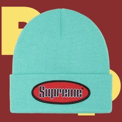 Supreme Oval Patch Beanie