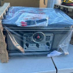 Victrola Classic Wood Bluetooth Record Player: Belt Drive Audio with RCA Connection