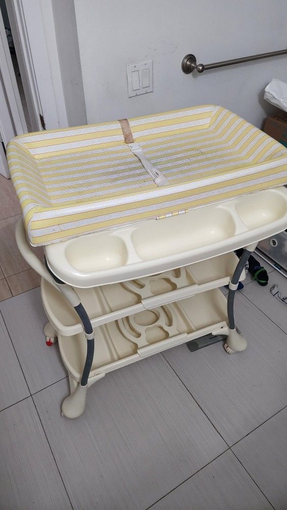 PRIMO EuroSpa Baby Bath & Changing Table – Space-Saving, Multi-Functional