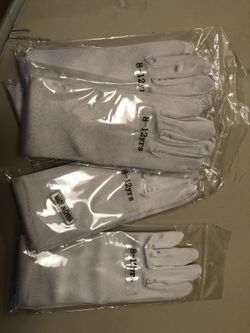 12 pairs of Brand New Dance Gloves - girls