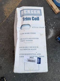 BERGER 24 in. x 50 ft. Lomar white / aluminum