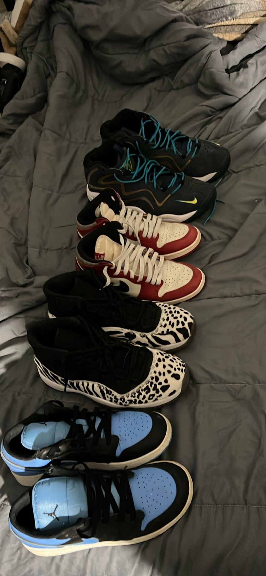 assorted shoes