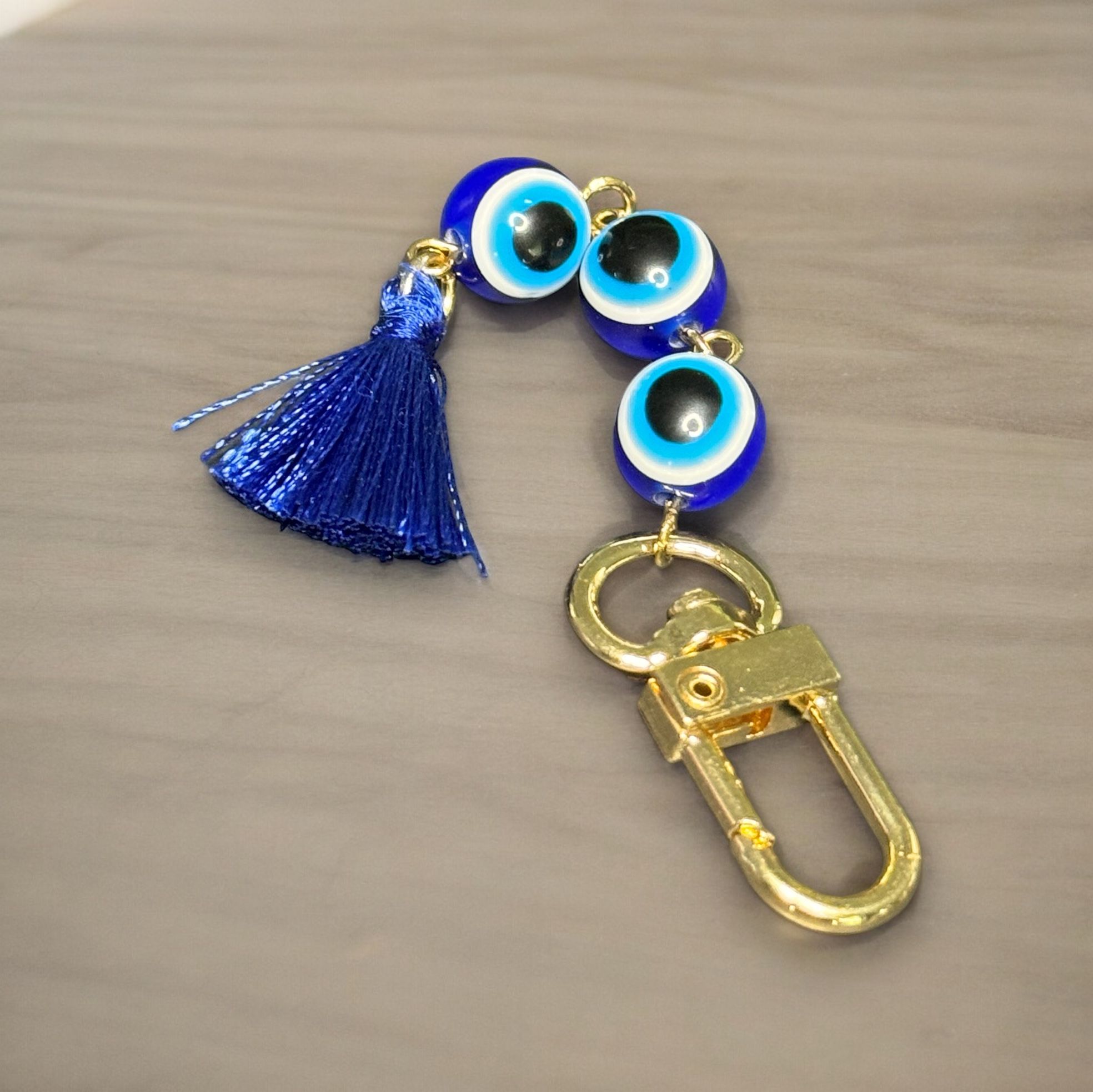 EVIL EYE TASSEL KEYCHAIN
