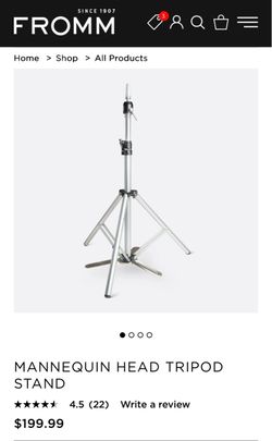 Mannequin doll head tripod