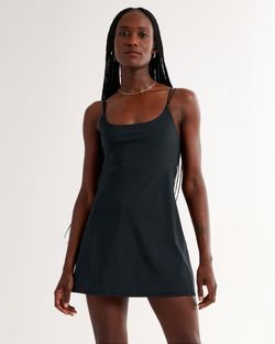 Women’s size S Abercrombie & Fitch Traveler Mini Dress onyx black 