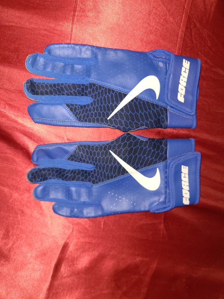 Blue Nike Force Eege Baseball Gloves Collectors