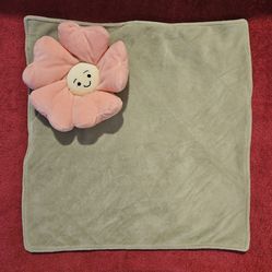 JELLYCAT FLEURY PETUNIA SOOTHEY LOVEY SECURITY BLANKET 14"X14" PRE-OWNED
