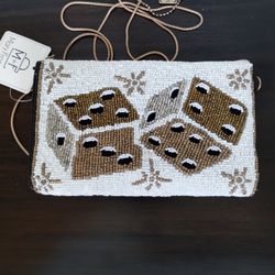 Mary Frances "Roll The Dice"  Crossbody/Cell Phone Purse 