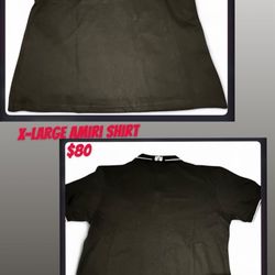 Amiri Black Polo Shirt – Size XL ($80)