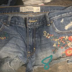 Denim shorts Designer