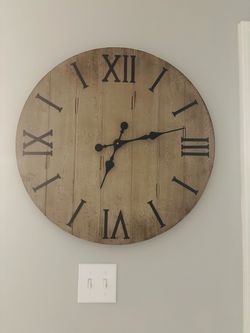 LARGE ROMAN CLOCK