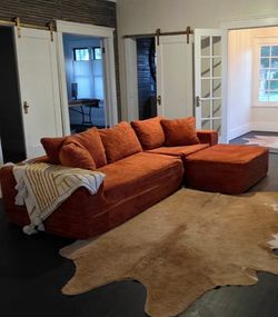 Sofa for sale with ottoman
