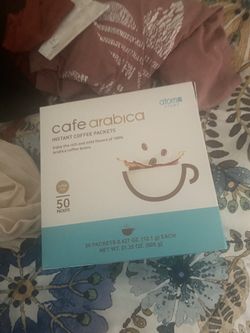 Café orgánico de 50 paquetitos una caja $20