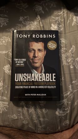 Unshakeable by Tony Robbins Hardcover Book