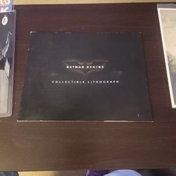 DC Batman Begins movie collectible Lithograph 2005