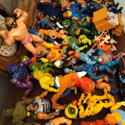 Large Collect Of He-man And Other 80s, 90s Vintage Toys