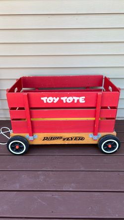 Rare Radio Flyer Toy Tote Child/Kids Room Decoration