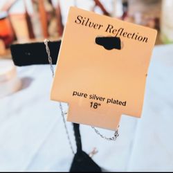 Silver Reflections 18 Inch Ladies Chain
