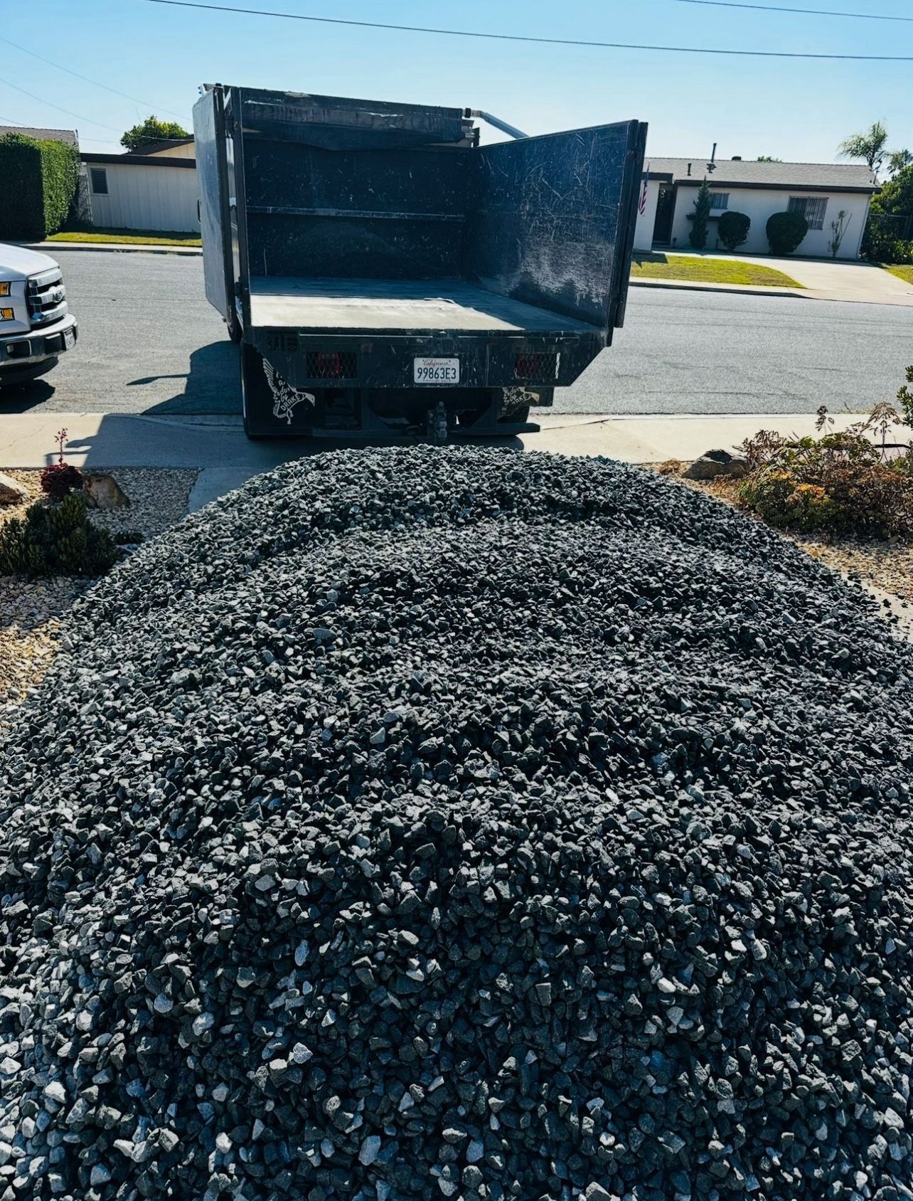 3/4 gravel for sale, gray crushed rock