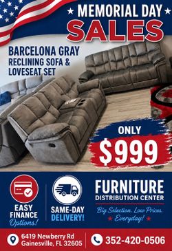 BARCELONA LOVESEAT AND SOFA SET $999!! FAST SHIPPING🚚NO CREDIT CHECK💰