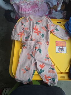 Baby Floral Two-Piece Outfit Set