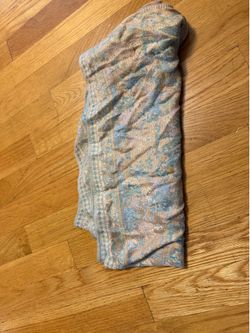 Antique silk infinity scarf/shawl