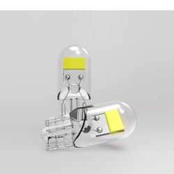 2× T10 LED License Plate Lights Bulbs 5500K Super Bright White 168 2825 194 W5W