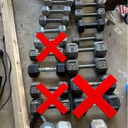 Dumbbells / Weights - prices in description 