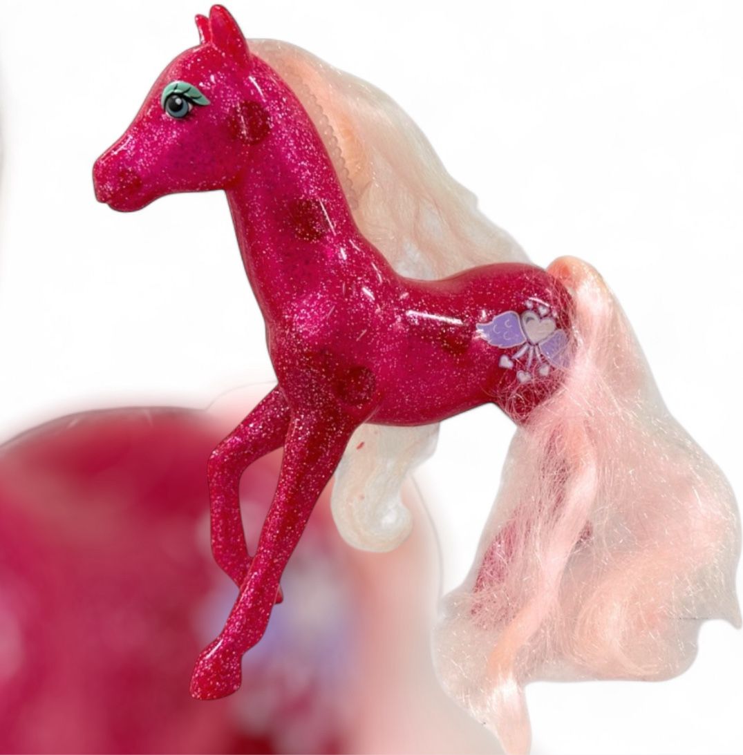 Vintage Rare 1989 Dream Gleamer My Little Pony G1 Dream Beauties Glitter Pink